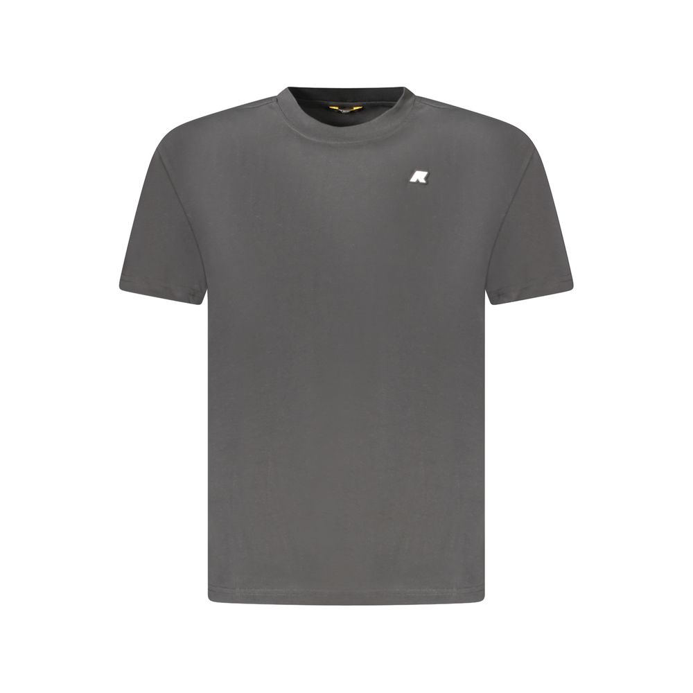 K-WAY Black Cotton Mens Men's T-Shirt