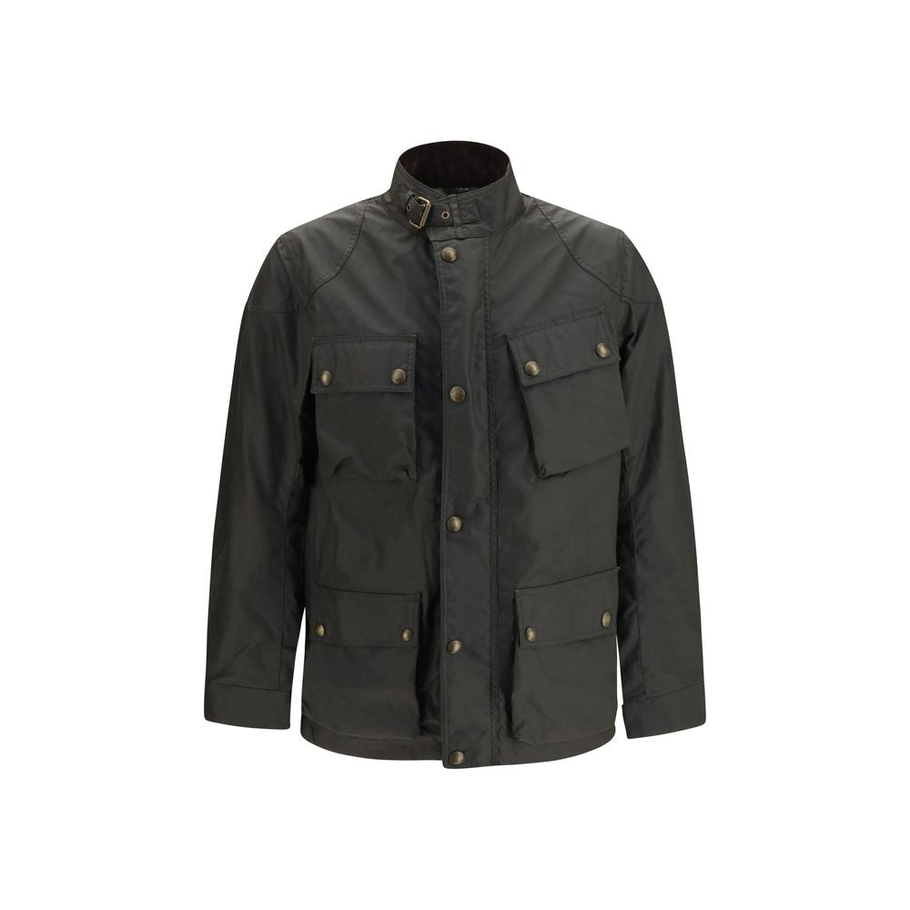 Belstaff Bicolor Cotton Full-Length Men's Jacket