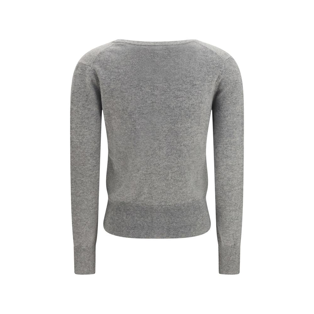 Extreme Cashmere Gray Cashmere Women's Cardigan