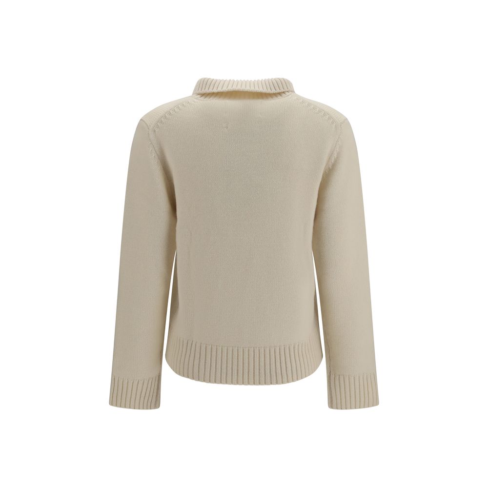 Extreme Cashmere White Cashmere Women's Sweater