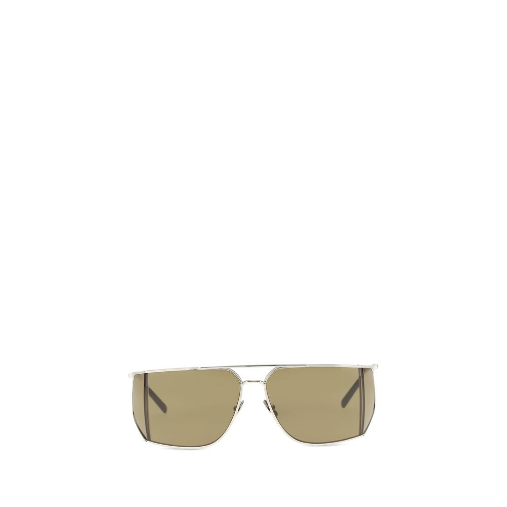 Saint Laurent Silver Metal Women's Sunglasses