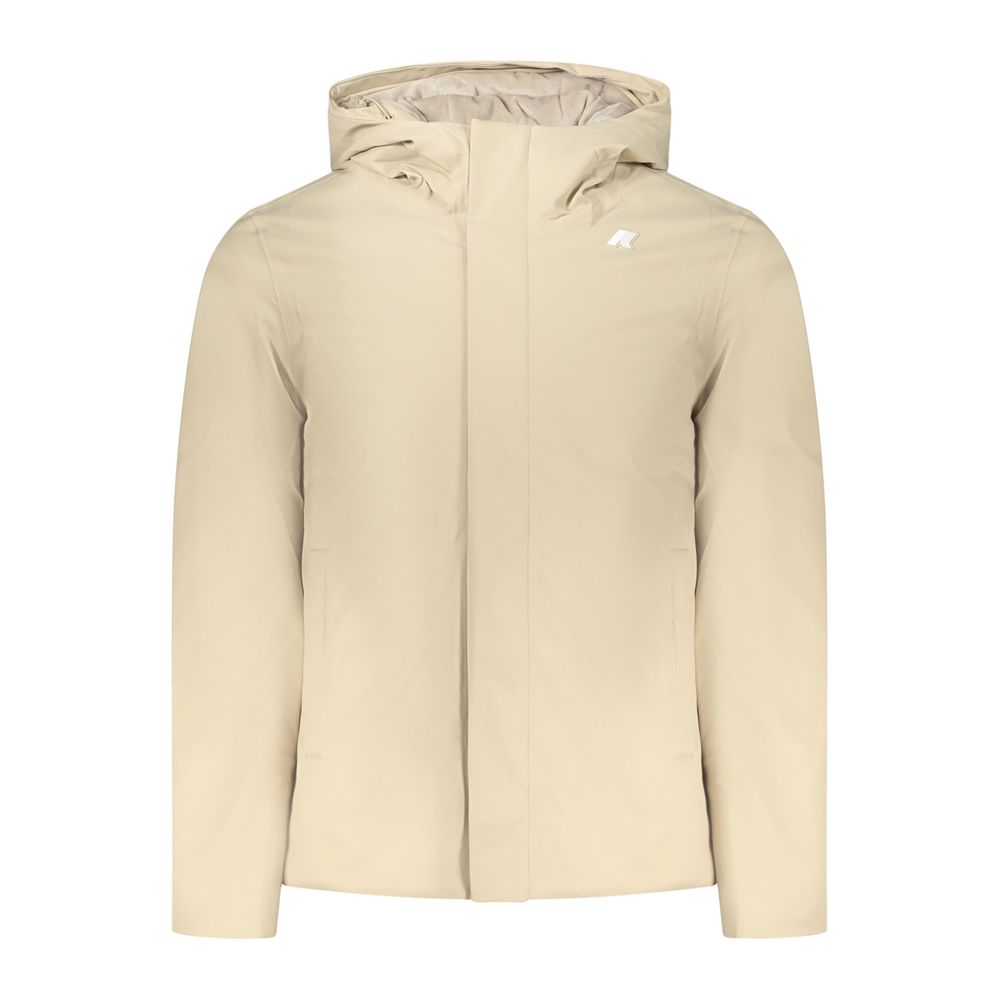 K-WAY Beige Polyester Men Men's Jacket
