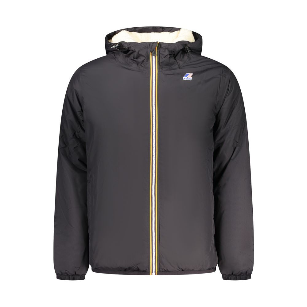 K-WAY Black Polyamide Men Men's Jacket