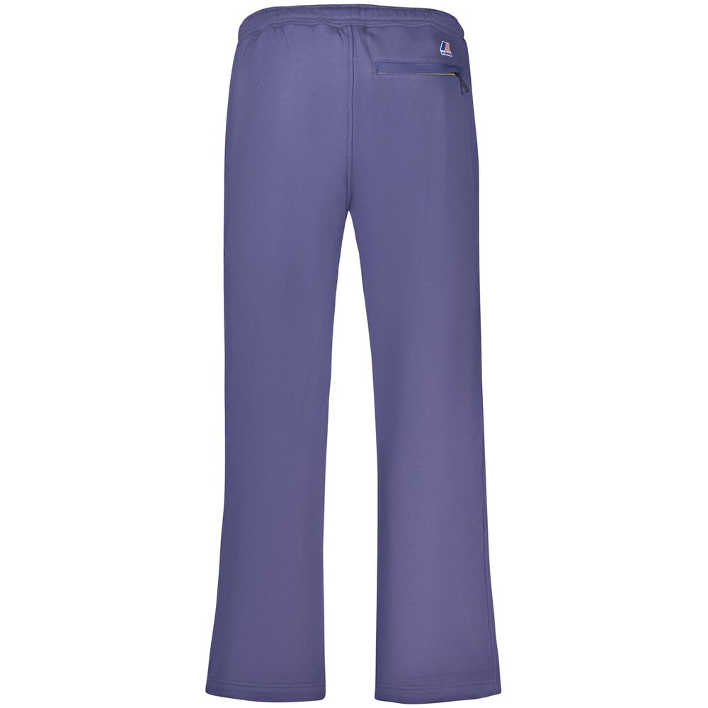 K-WAY Blue Cotton Men Men's Pant