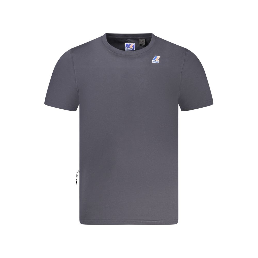 K-WAY Blue Cotton Men Men's T-Shirt