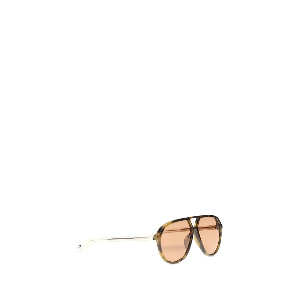 Alexander McQueen Brown Acetate Women's Sunglasses