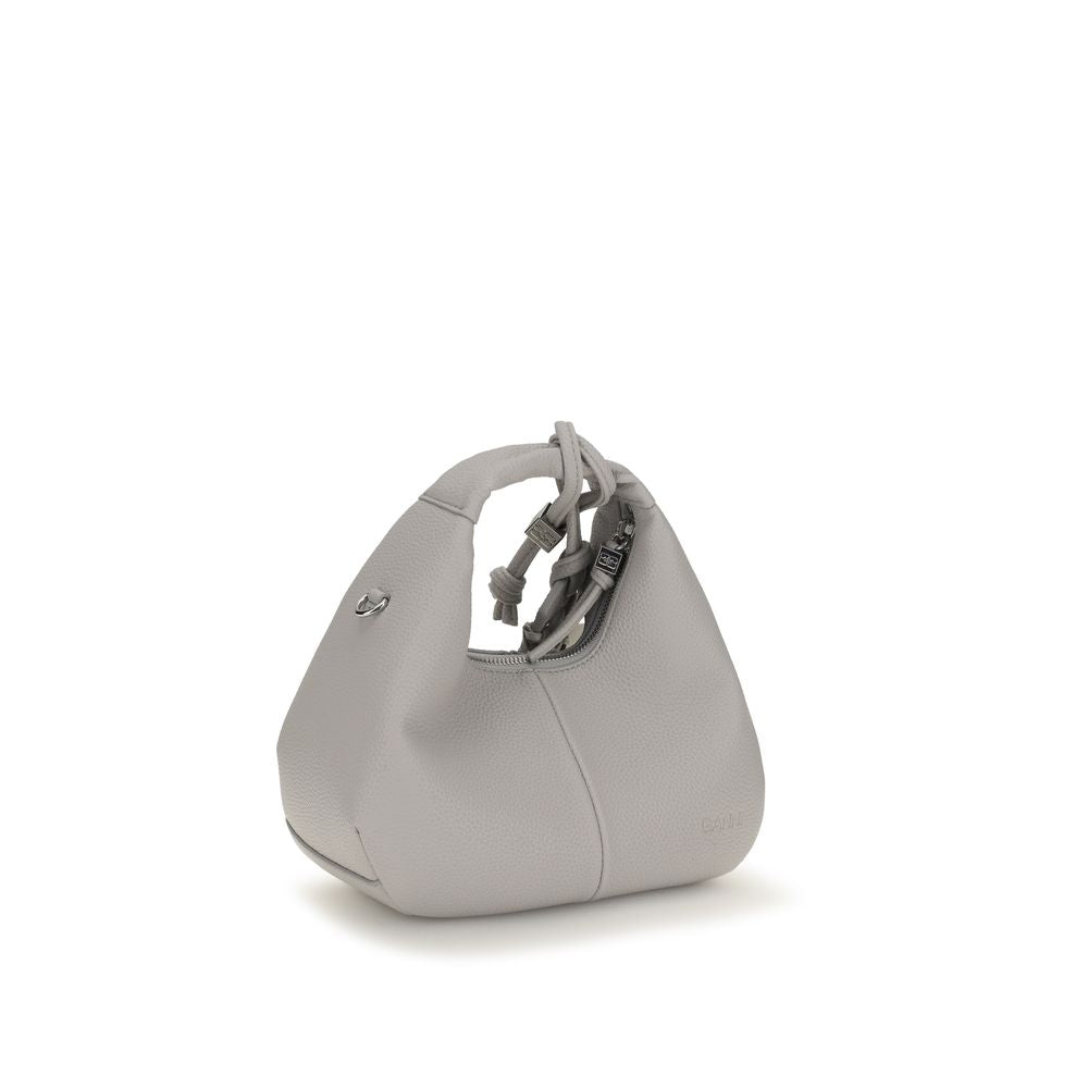 Ganni Gray Polyester Shoulder Women's Bag