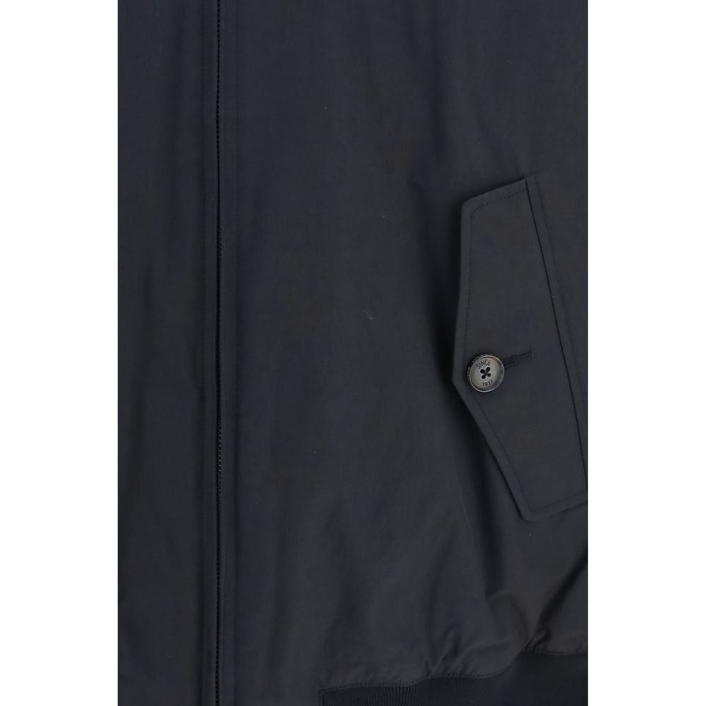 Baracuta Black Polyester Men's Bomber