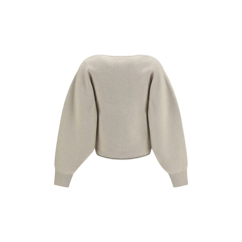 Jacquemus Beige Wool Oves Aries Women's Cardigan