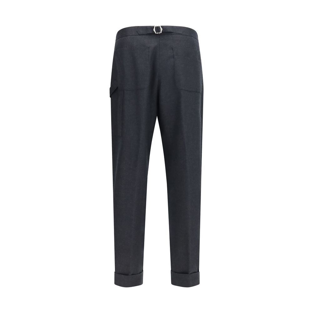 Umit Benan Gray Wool Oves Aries Dress Men's Pants