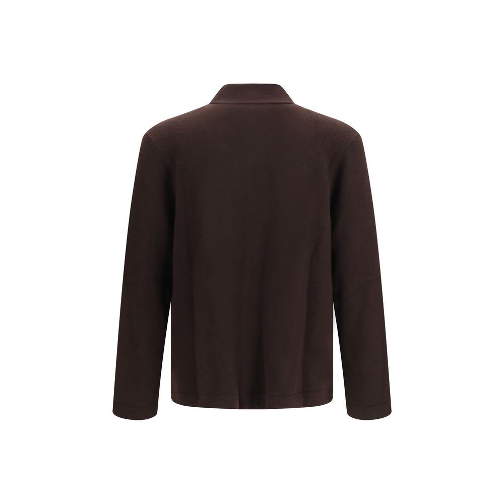 Umit Benan Brown Cashmere Men's Sweater