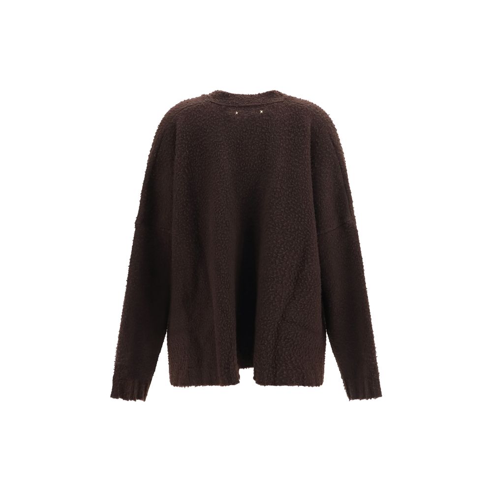 Golden Goose Brown Wool Oves Aries Women's Cardigan