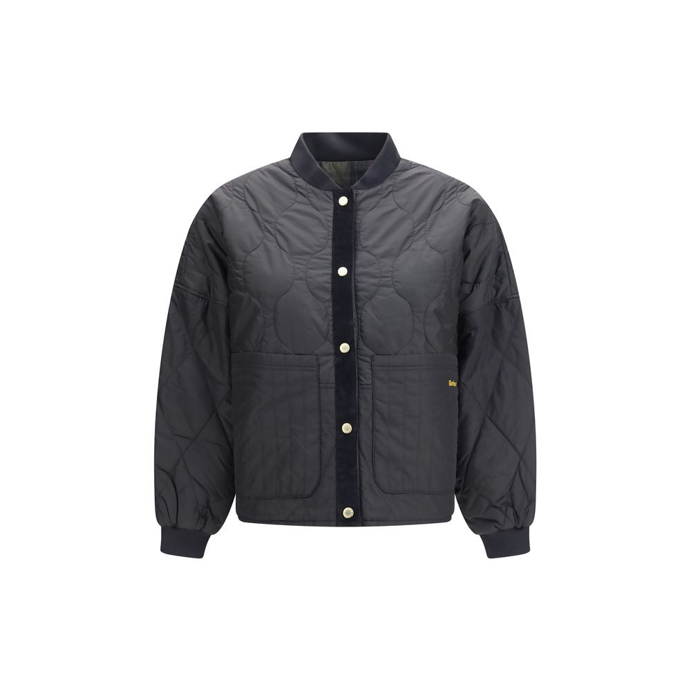 Barbour Black Polyester Women's Bomber