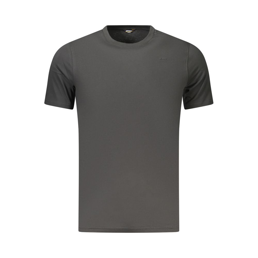 K-WAY Black Cotton Men's Men's T-Shirt
