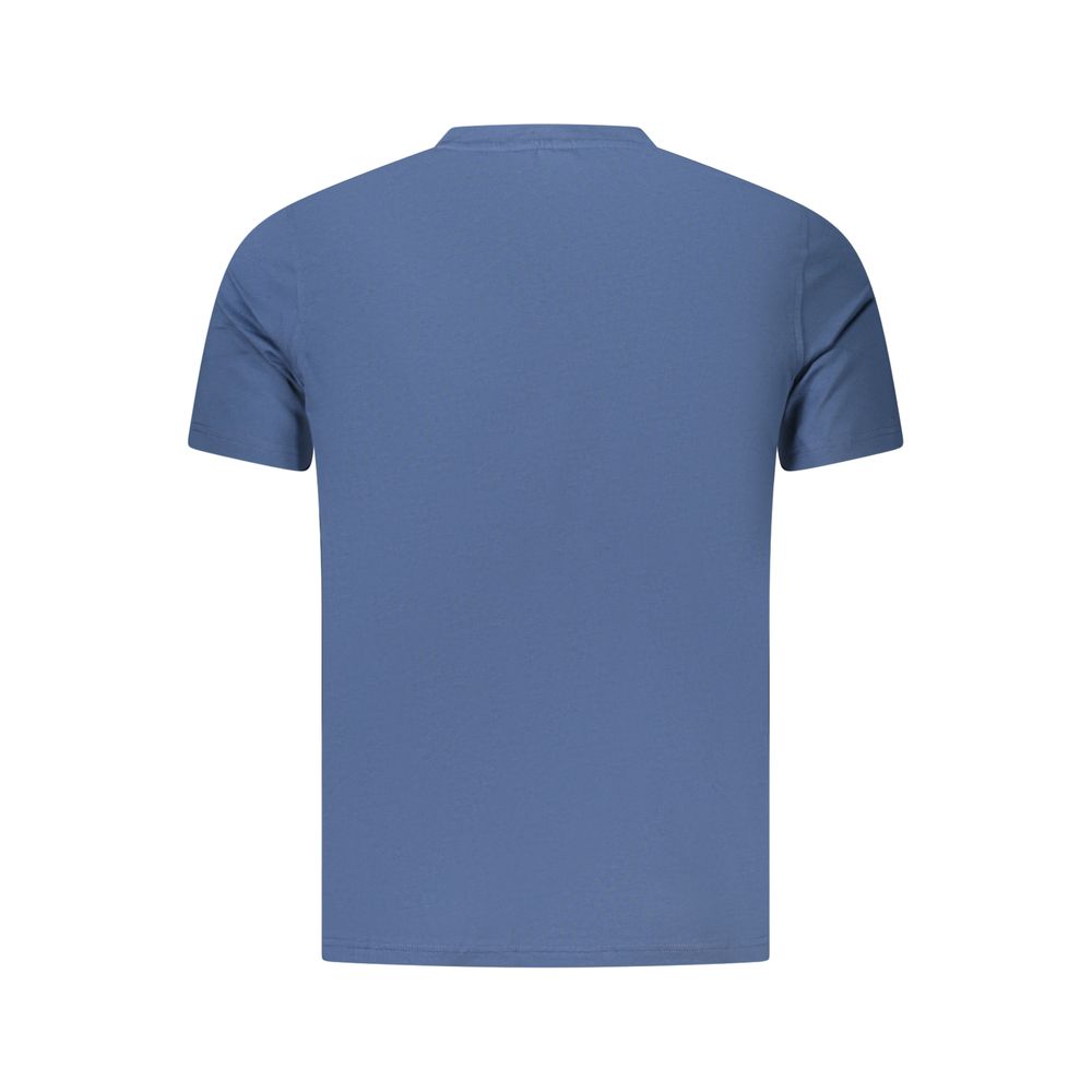 K-WAY Blue Cotton Men's Men's T-Shirt