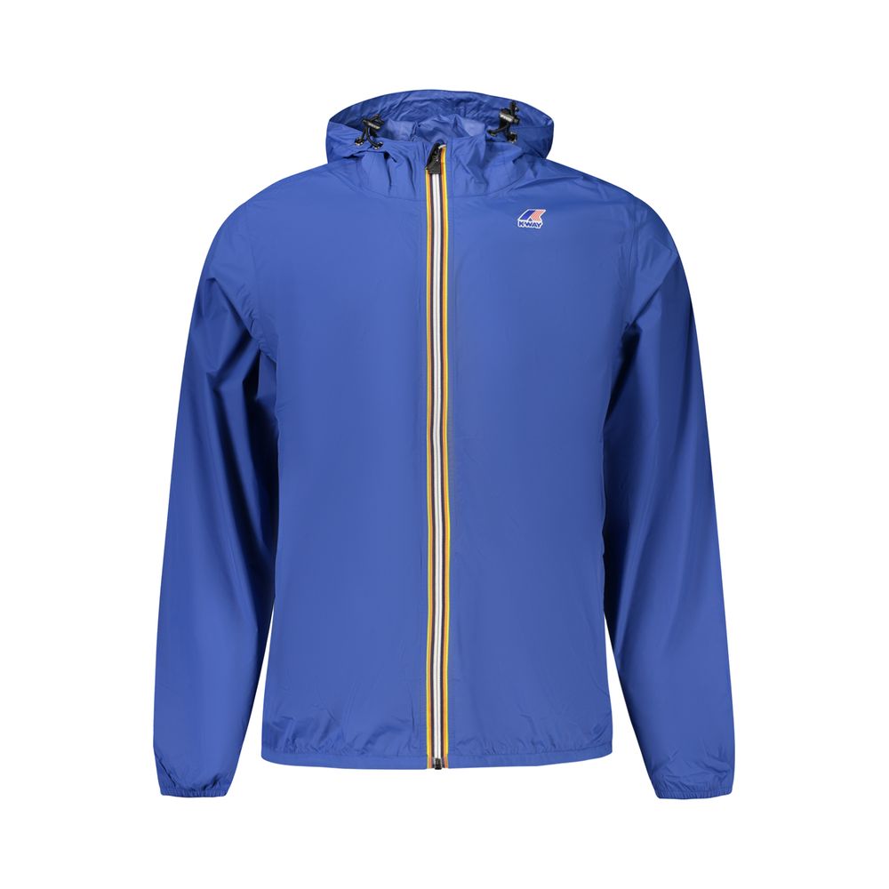 K-WAY Blue Polyamide Men's Men's Jacket