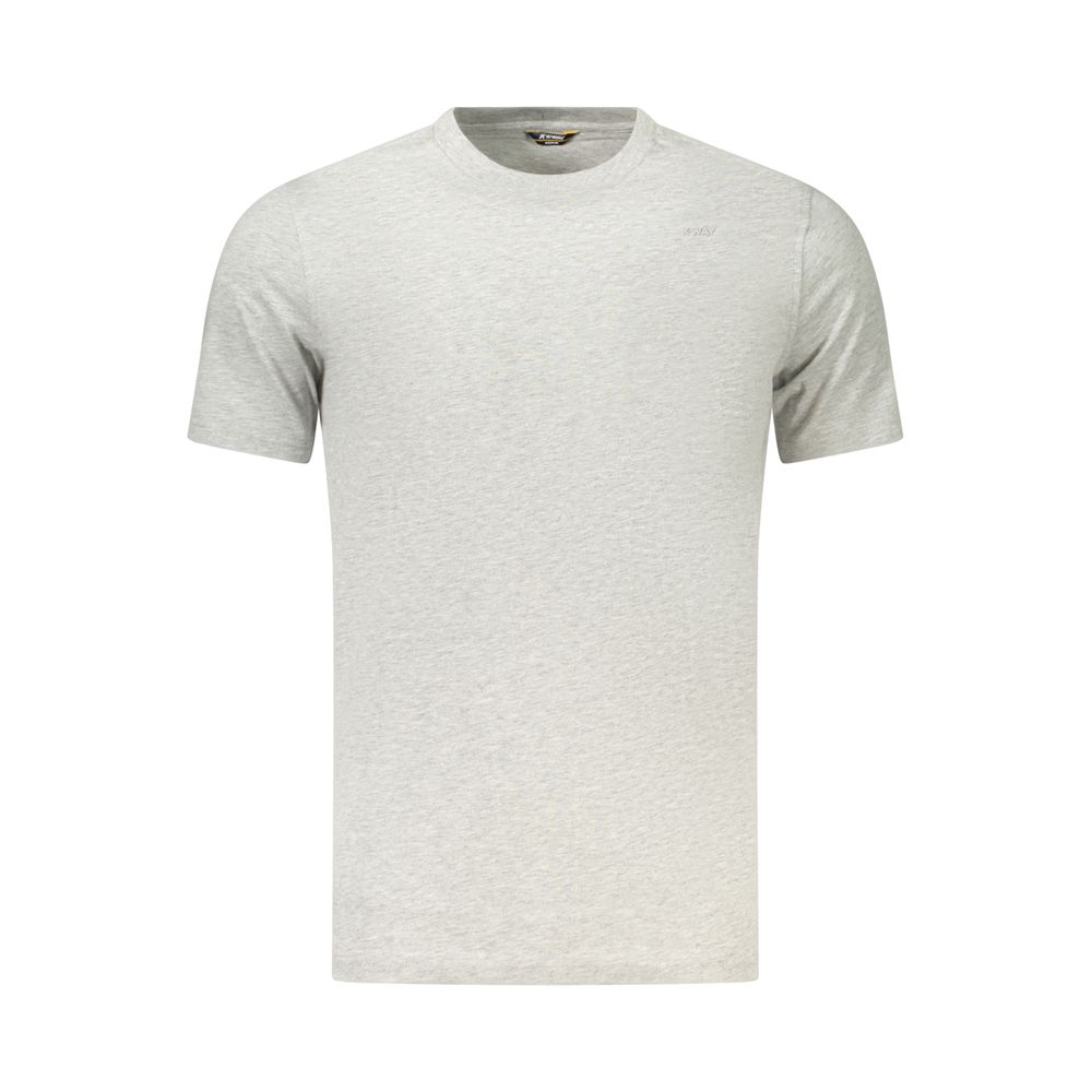 K-WAY Gray Cotton Men's Men's T-Shirt