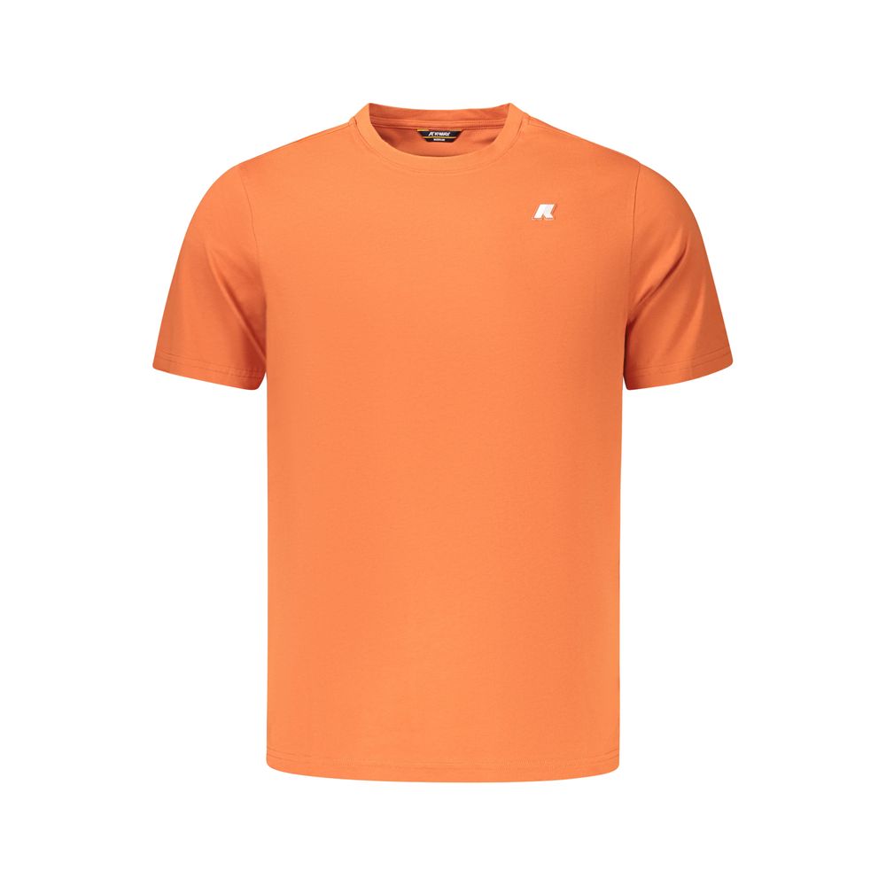 K-WAY Orange Cotton Men's Men's T-Shirt