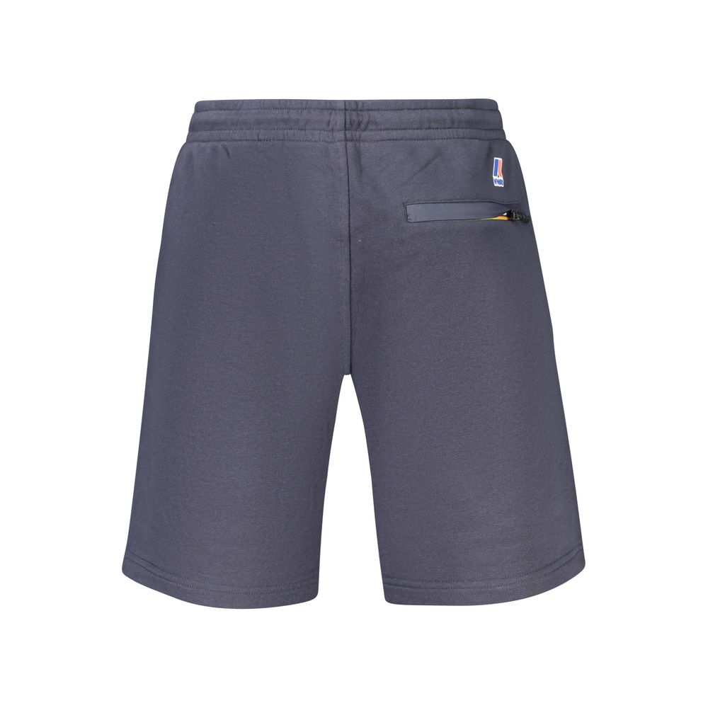K-WAY Blue Cotton Men's Men's Sweatpants