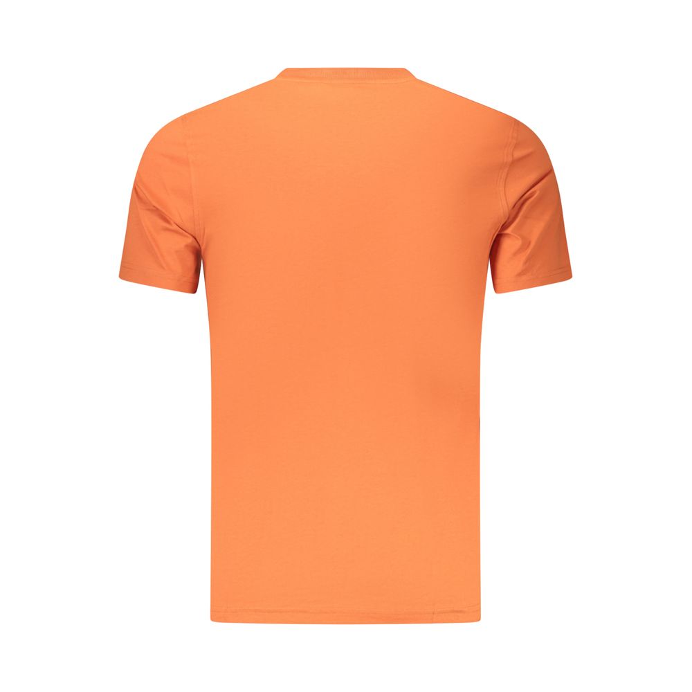 K-WAY Orange Cotton Men Men's T-Shirt