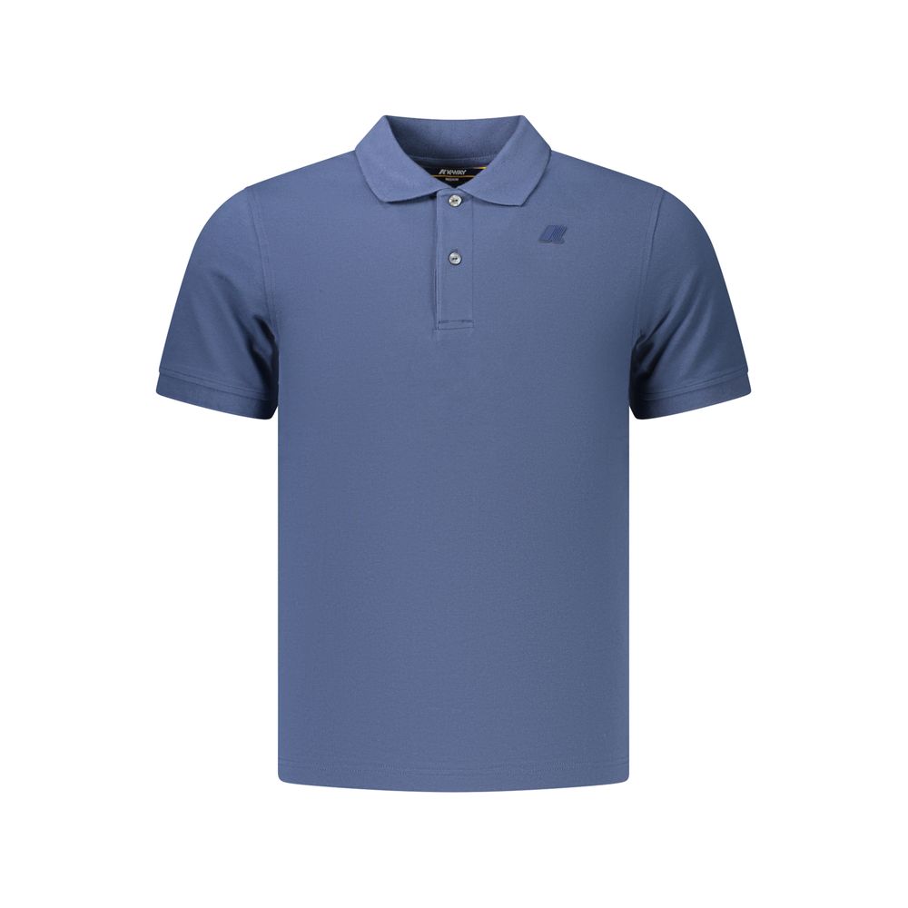 K-WAY Blue Cotton Men's Polo Men's Shirt