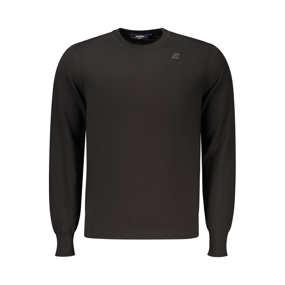 K-WAY Black Cotton Menswear Men's Sweater