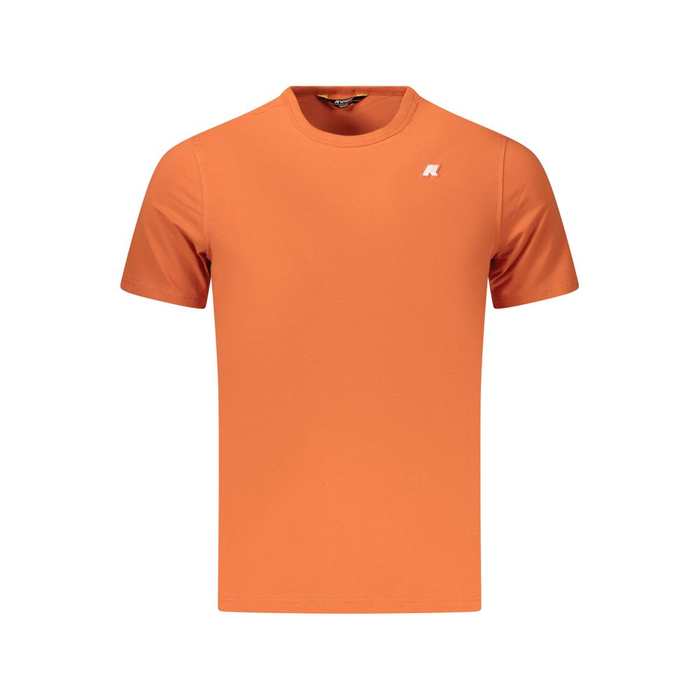 K-WAY Orange Cotton Men's T-Shirt
