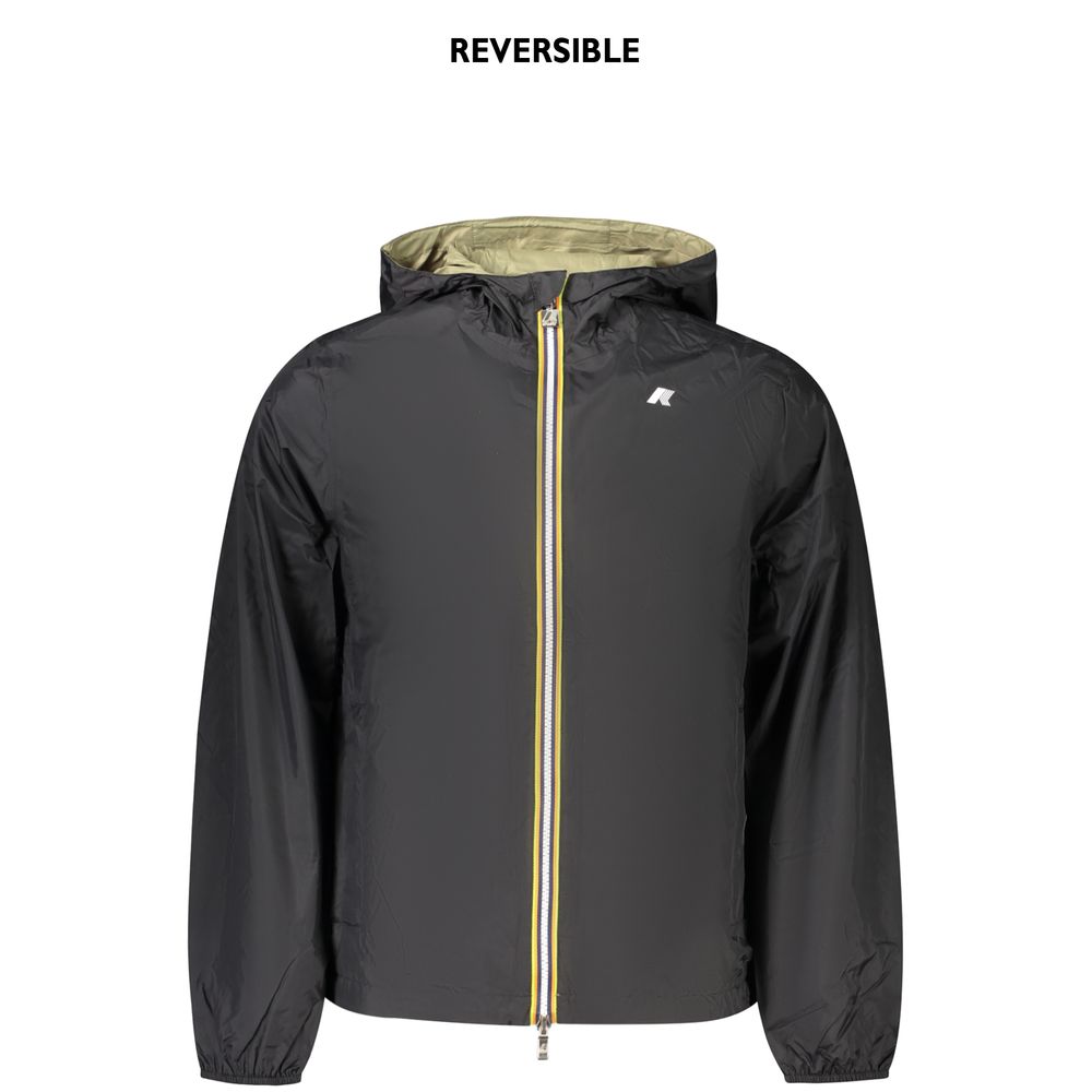 K-WAY Black Nylon Shell Men's Jacket
