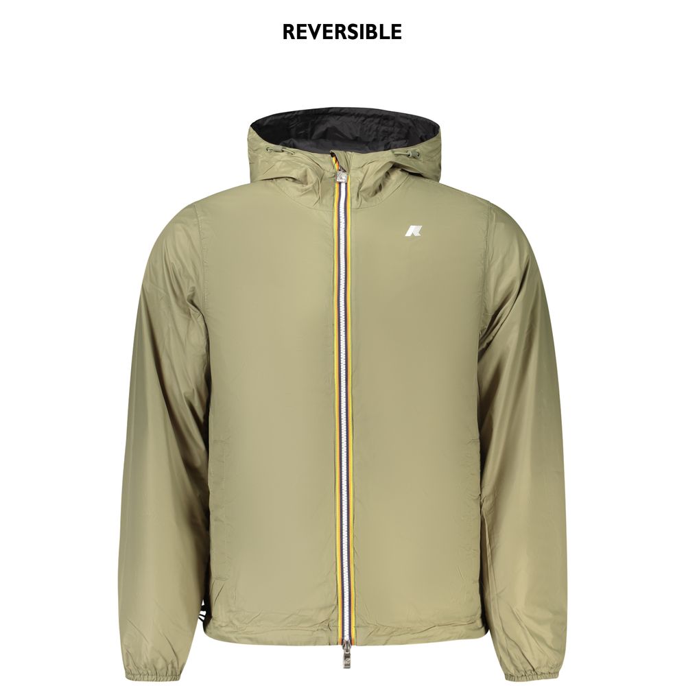 K-WAY Black Nylon Shell Men's Jacket