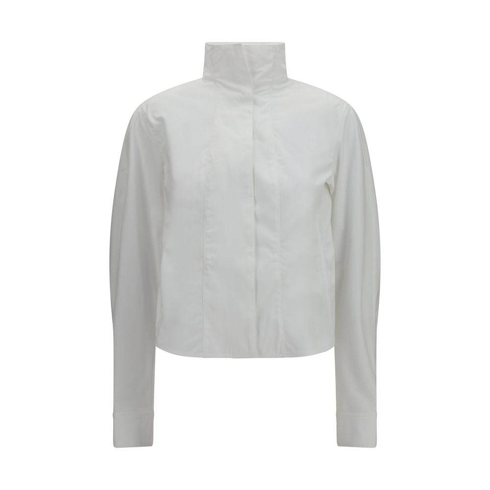 Jacquemus White Cotton Dress Women's Shirt