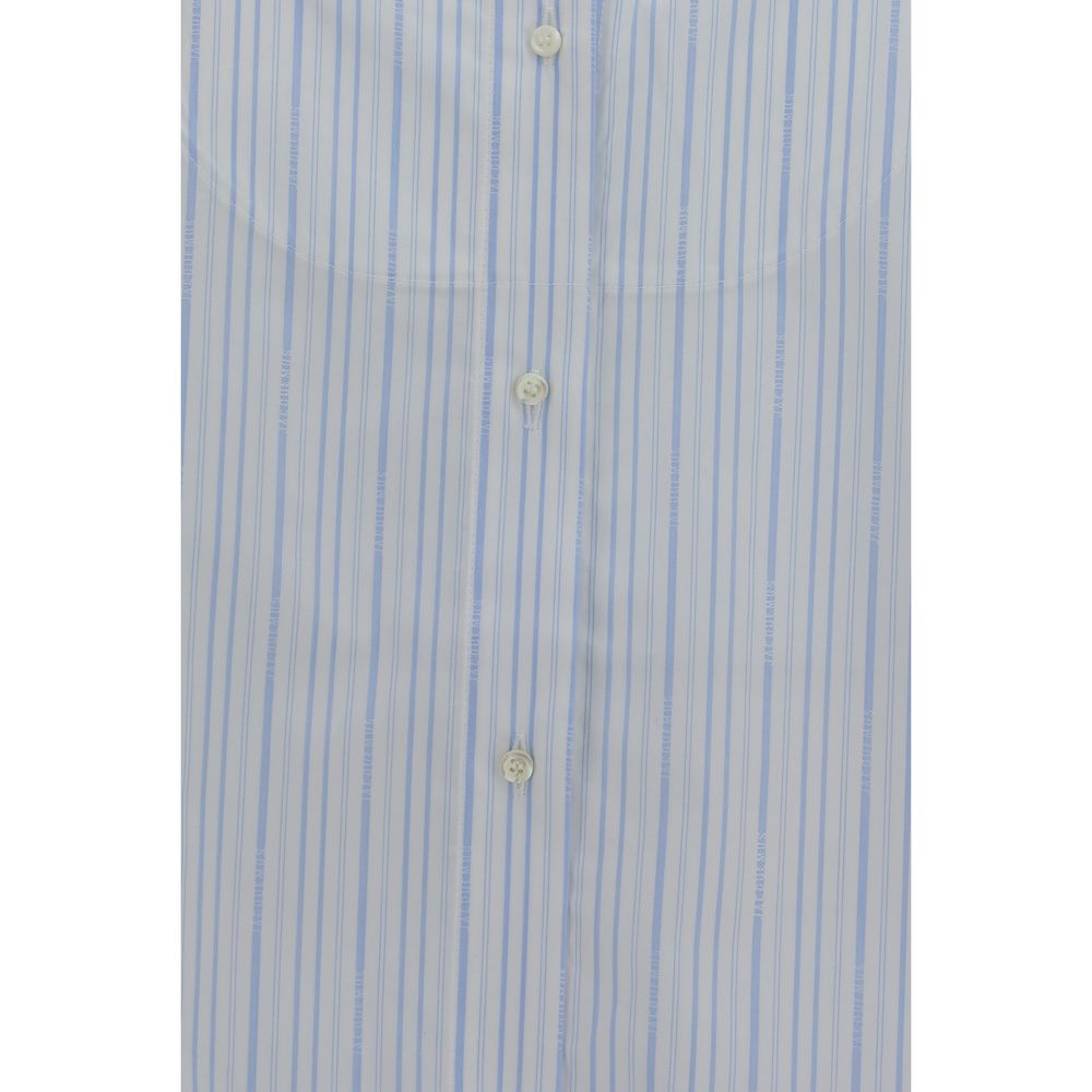 Jacquemus Blue Cotton Dress Women's Shirt