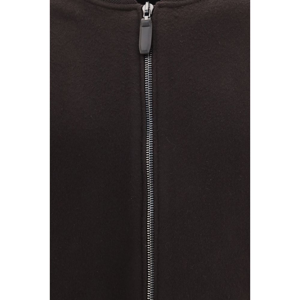 Brioni Brown Wool Oves Aries Men's Bomber