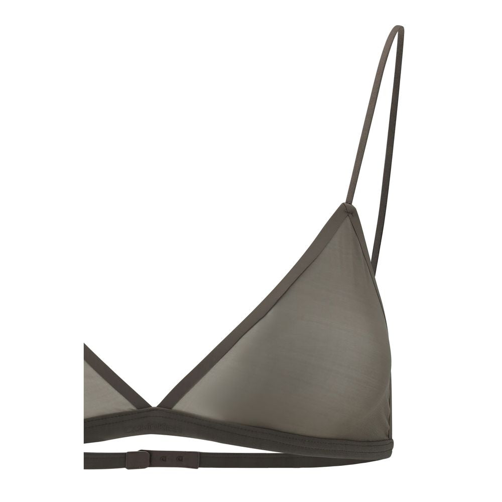 Calvin Klein Gray Nylon Women's Bra