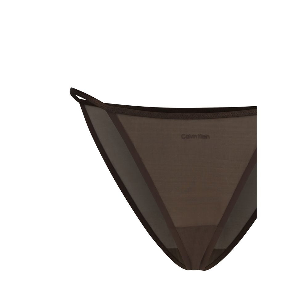 Calvin Klein Brown Nylon Women's Pantie