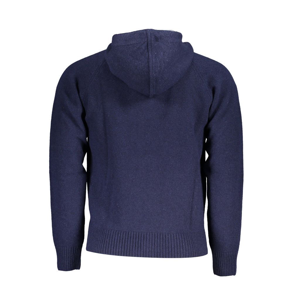 K-WAY Blue Wool Men's Men's Pullover