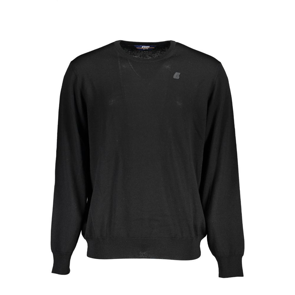 K-WAY Black Wool Mens Men's Sweater
