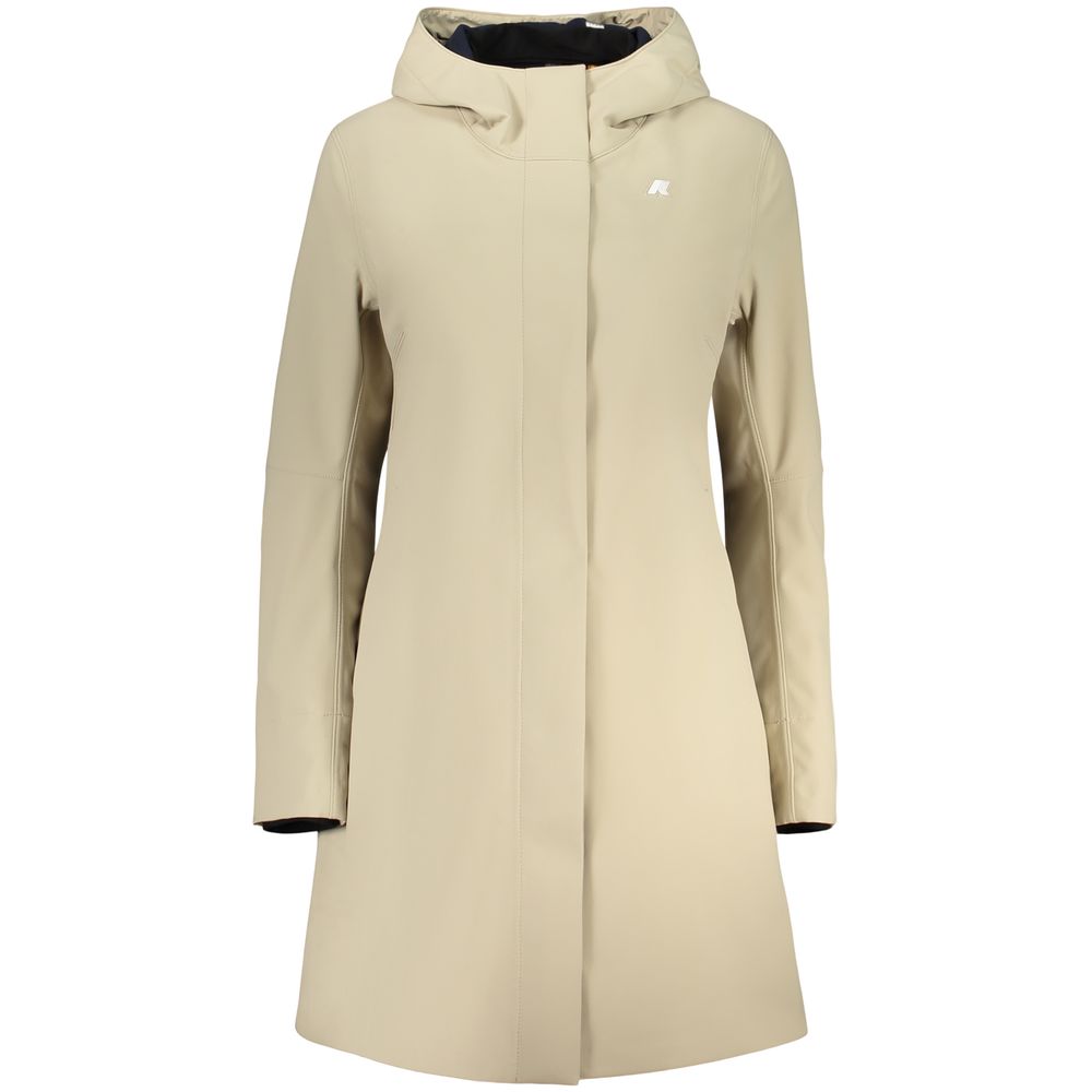 K-WAY Beige Polyester Women's Women's Jacket