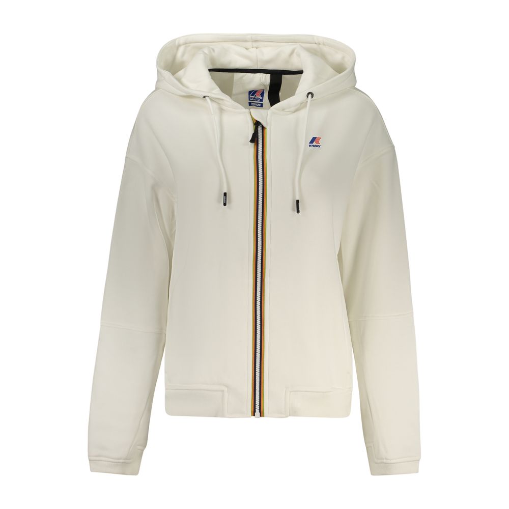 K-WAY White Polyester Women's Women's Sweatshirt