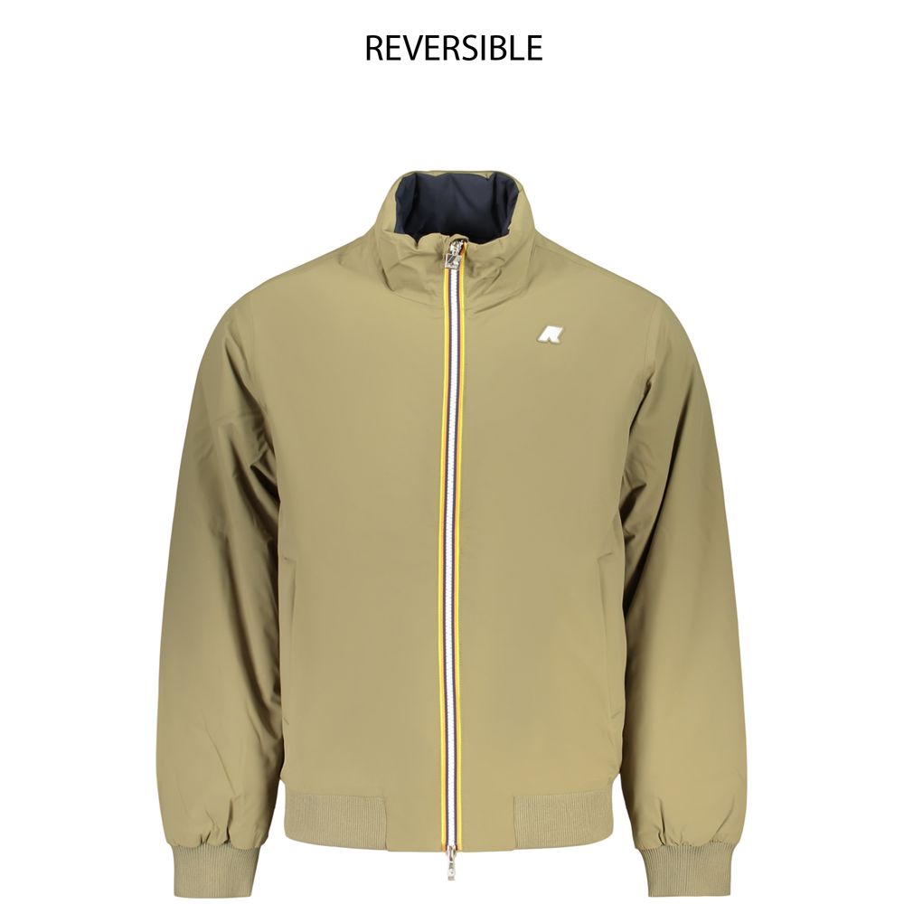 K-WAY Green Polyamide Men's Men's Jacket