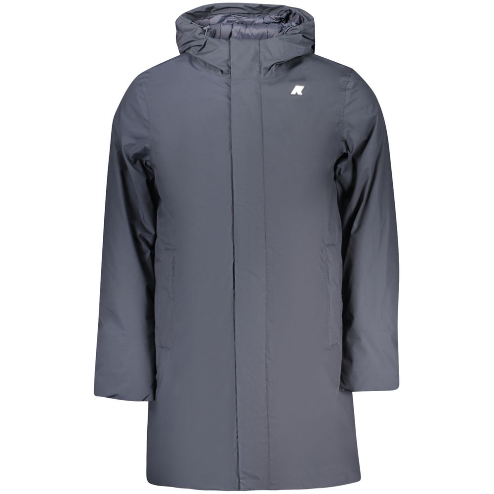 K-WAY Blue Polyester Men's Men's Jacket