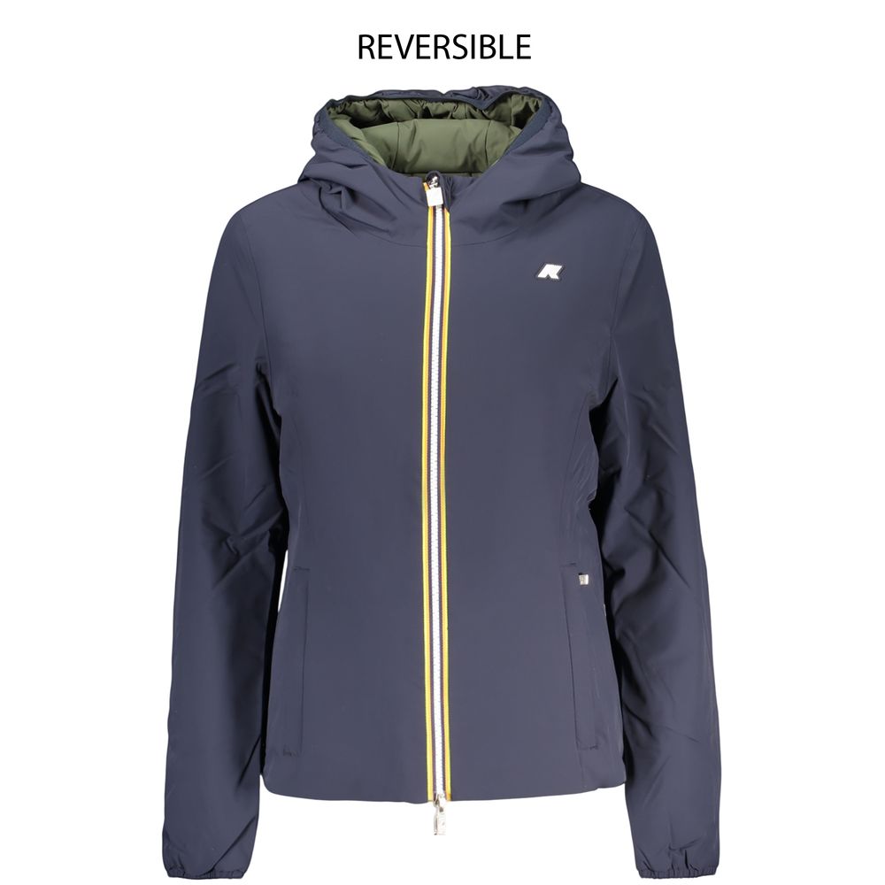K-WAY Blue Nylon Women's Women's Jacket