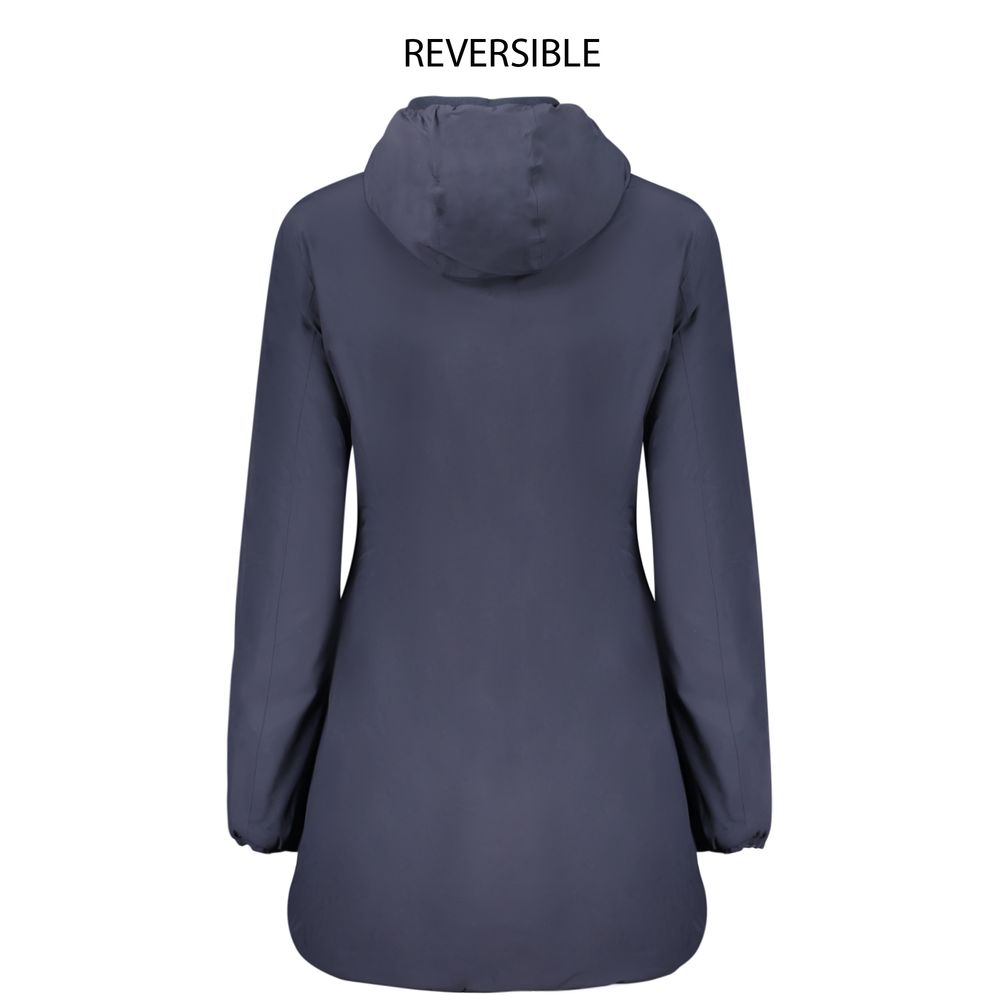 K-WAY Blue Nylon Women's Women's Jacket