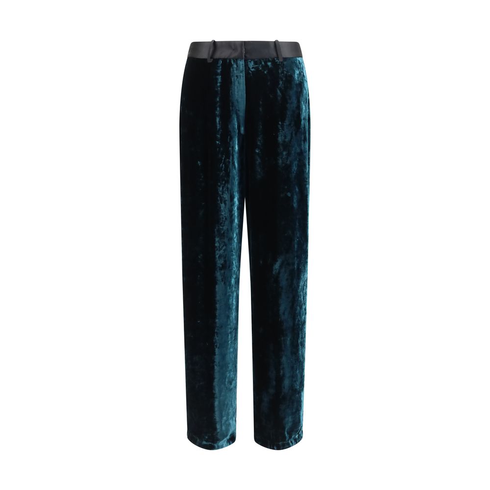 Forte_Forte Bicolor Viscose Dress Women's Pants