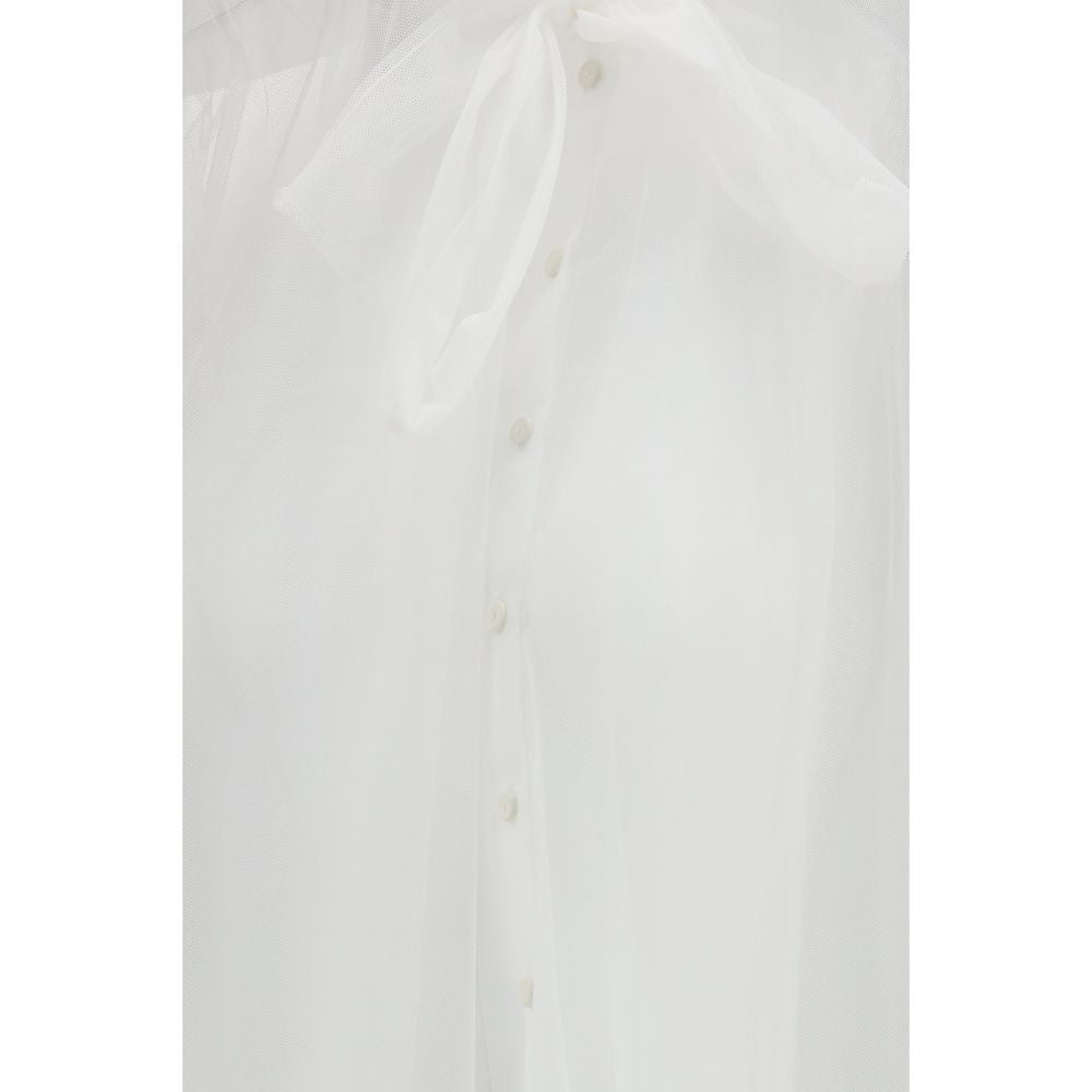 Forte_Forte White Polyester Women's Shirt