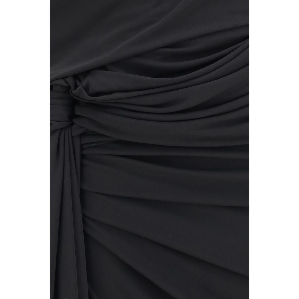 Balenciaga Black Viscose Cocktail Women's Dress