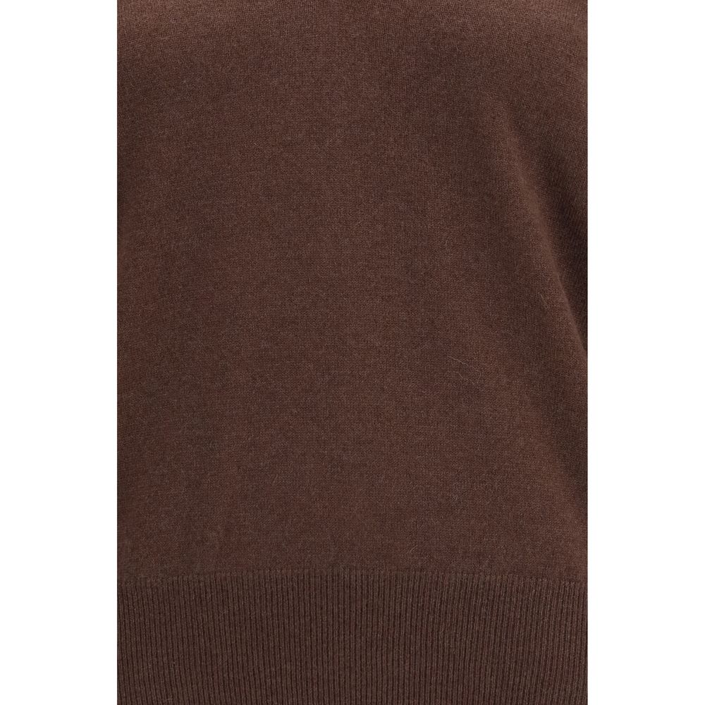 Brunello Cucinelli Brown Cashmere Women's Sweater