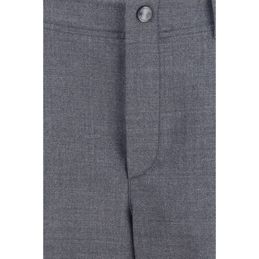 Brunello Cucinelli Gray Wool Oves Aries Cargo Women's Pants