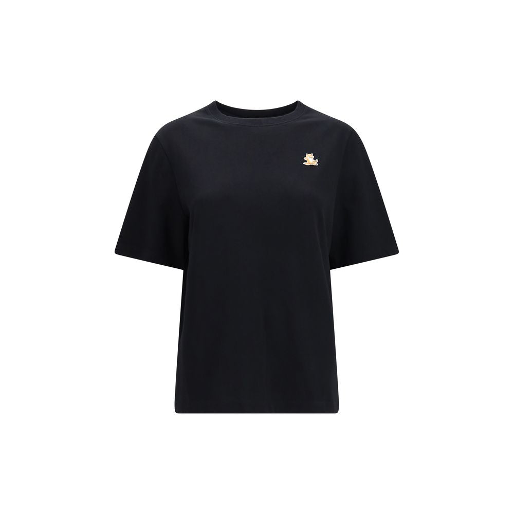 Maison Kitsuné Black Cotton Women's T-Shirt