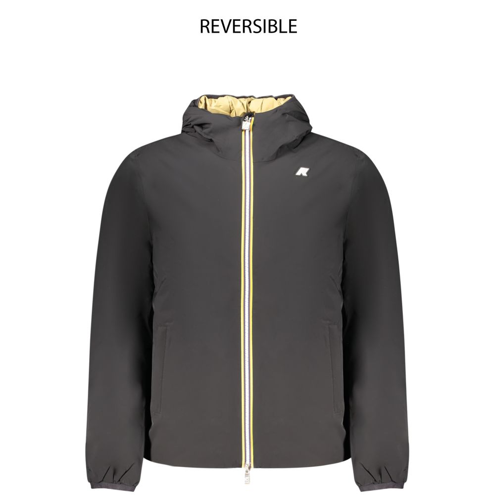 K-WAY Black Nylon Men's Men's Jacket