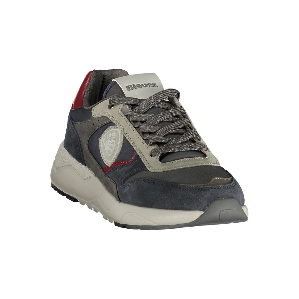 Blauer Blue Polyester Athletic Men's Sneakers
